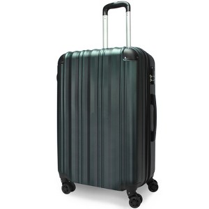 World Traveler Kemyer Quest 25-Inch Hardside Lightweight Expandable Spinner Suitcase Luggage - 1 of 4