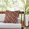 26"x26" Deny Designs Little Arrow Design Co Cow Skull Outdoor Throw Pillow: Abstract Pattern, Polyester, Square Shape - 2 of 4