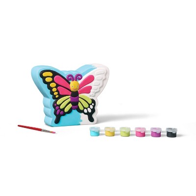 Paint-Your-Own Ceramic Butterfly Craft Kit - Mondo Llama&#8482;