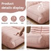 SYFERLORY Soft Beanbag Chair Set of 2，Fireside Bean Bag Lounger Memory Foam Chair For Home, Apartment Or Gaming Venue - 4 of 4