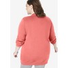 Woman Within Fleece Baseball Jacket - 3 of 4