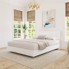 Paris Platform Bed with Headboard White - Nexera - 4 of 4
