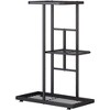 coucheta 3 Tier Metal Plant Stand, 4 Potted Flower Shelf, Anti-Rust Iron Flower Holder Table Support Rack, for Living Room, Balcony, Patio - 3 of 4