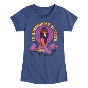 Girls' - Disney - The Lion King Fitted Short Sleeve Graphic T-Shirt - 1 of 4