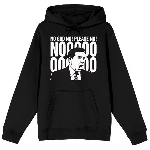 The Office No God No! Please No! Adult Black Hoodie - 1 of 3