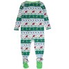 RuggedButts SoftSnooze Gender Inclusive Baby Holiday One Piece Footie Pajamas - 2 of 2