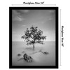 Americanflat 14x18 Picture Frame  - Black Picture Frame - Wide Photo Frames Made of Engineered Wood - Epic Collection - Black - 2 of 4