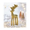TAG Reindeer Silhouette Figurine Large Gold - 2 of 2