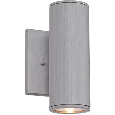 Minka Lavery Modern Outdoor Wall Light Fixture Brushed Aluminum LED Dark Sky 7 3/4" for Post Exterior Barn Deck Porch Yard Patio