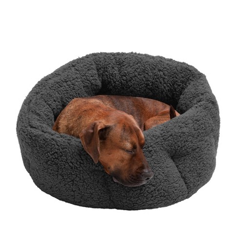 Furhaven Snuggle Terry Warming Hi lo Cuddler Small Dog Cat Bed