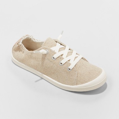 wide canvas sneakers