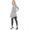 Women's 3/4 Sleeve Makayla Tunic Top with Pockets - White Mark - 3 of 3