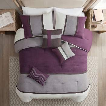 Overland Faux Suede Comforter Set