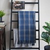 Storied Home Recycled Cotton Blend Throw Blanket with Fringe - 2 of 4