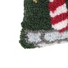 C&F Home 8" x 8" Elf Hooked Small Petite Christmas Holiday Throw Pillow - 3 of 4