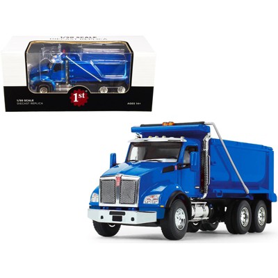 Kenworth T880 Dump Truck Surf Blue Metallic 1/50 Diecast