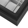 SONGMICS Watch Box, 12-Slot Watch Case with Large Glass Lid, Removable Watch Pillows, Watch Box Organizer, Gift for Loved Ones - 4 of 4