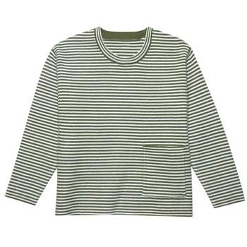 Gerber Toddler Boys' Striped Sweater with Pocket - Green - 24 Months