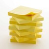 BAZIC Products® Stick On Notes, 3" x 3", Yellow, 100 Sheets, Pack of 12 - 3 of 4