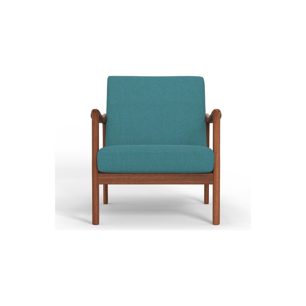 Zephyr Lounge Chair in Turquoise | Alpine Furniture - thumbnail 3