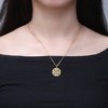 Flower Window Pattern Pendant Necklace for Women Cz Ginger Lyne Collection - 4 of 4