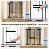 BalanceFrom Safety Gate with Pet Door 30-Inch Tall, Fits 29.1 - 33.8 Inch for Doorways - White - 3 of 4