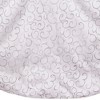 Kurt Adler 48-Inch Silver Glitter Swirl Treeskirt - 2 of 3