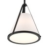 Crystorama Lighting Fulton 1 - Light Pendant in  Black - 3 of 3