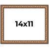 PosterPalooza | Photo Size Slim Profile Gold Picture Frame - UV Acrylic, Foam Board Backing, Hanging Hardware - 2 of 4