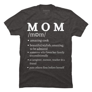 Men's Design By Humans Mom Dictionary Definition By BeingMasculine T-Shirt - 1 of 2