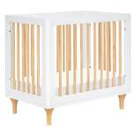 Babyletto Lolly 4-in-1 Convertible Mini Crib and Twin Bed with Toddler Bed Conversion Kit - White/Natural