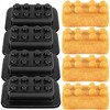 CucinaPro Brick Building Cake Pan Mold, 4 Pack- Build, Decorate, Stack 9" 3D Shaped Cakes - Birthday Parties, Special Occasion, Gift - 3 of 4