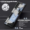 AULA F99 Wireless Mechanical Keyboard(Blue&White&Black) - 4 of 4