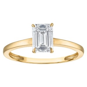 Naturalux 14K Gold 1 CT Lab Grown Diamond Solitaire Ring - 1 of 4