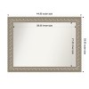 Amanti Art Sydney Silver Non-Beveled Framed Bathroom Vanity Wall Mirror - 3 of 4