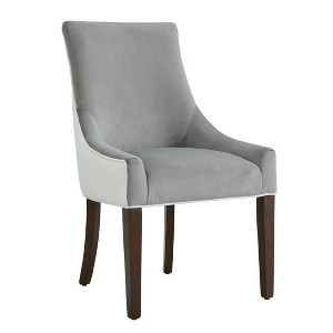 NicBex Dining Chair with Soft Cushion & Wood Legs Upholstered Polyester Fabric Dining Room Furniture Side Chair - 1 of 4