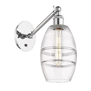 Vaz - 1 Light Arm Adjusts Up and Down Wall Sconce In Industrial Style-8.13 Inches Tall and 5.88 Inches Wide - 1 of 1