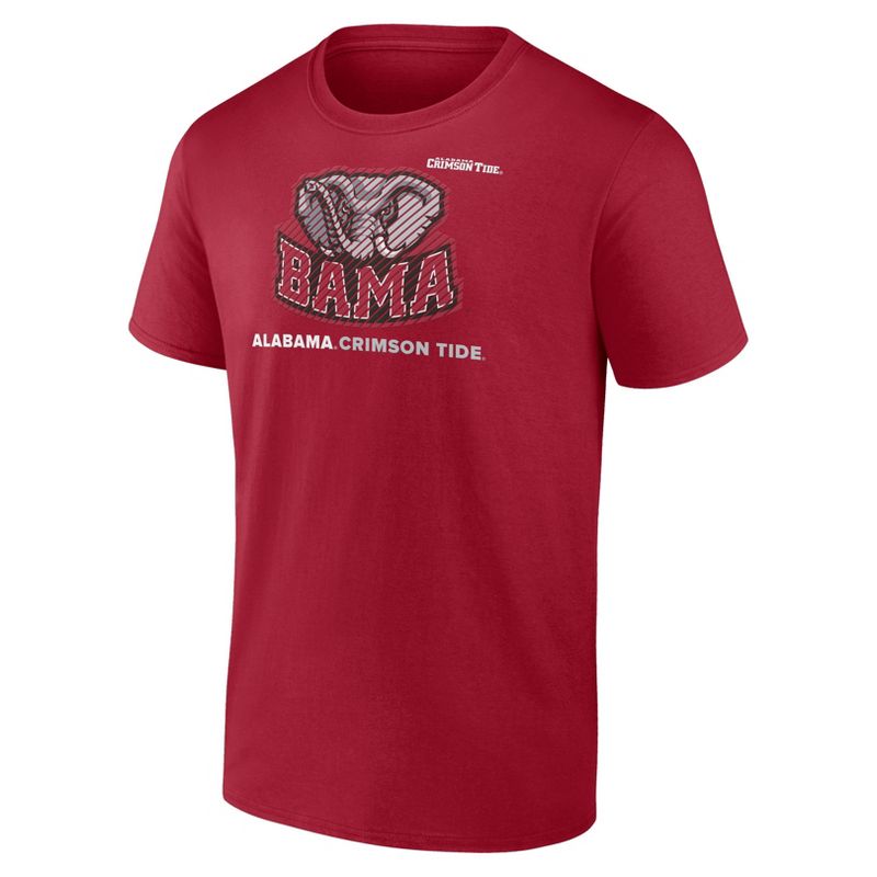 NCAA Alabama Crimson Tide Men&#39;s Core Cotton T-Shirt, 2 of 4