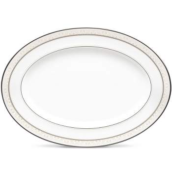 Noritake Montvale Platinum Large Oval Platter
