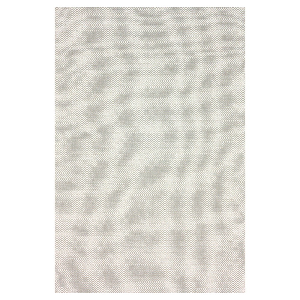 5'x8' Cotton Hand Loomed Lorretta Area Rug Taupe - nuLOOM