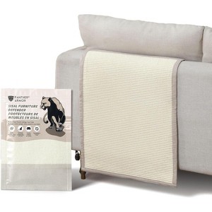 Panther Armor Sisal Cat Couch Protector Guard, Prevents Cat Scratching Furniture, Durable Furniture Protectors - 1 of 4