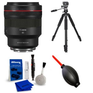 RF 85mm f/1.2 L USM DS Lens, Bundle With Ultimaxx UM-TRMP80BK 80" Aluminum Tripod with Monopod (Black) - 1 of 4