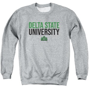 Delta State University Official Stacked Adult Crewneck Sweatshirt - 1 of 4