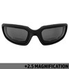 3 Pairs of Birdz Eyewear Oriole Bifocal Safety Motorcycle Sunglasses with Clear, Smoke, Yellow Lenses - 4 of 4