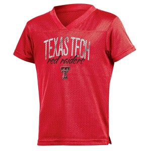 NCAA Texas Tech Red Raiders Girls' Mesh T-Shirt Jersey - 1 of 3