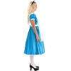 HalloweenCostumes.com Women's Deluxe Disney Alice Costume, Disney Princess Costumes for Adults, Blue Dress Fairytale Cosplay - 2 of 4