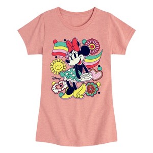 Girls' - Disney - Mickey & Friends Fitted Short Sleeve Graphic T-Shirt - 1 of 4