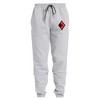Batman Harley Quinn Diamond Logo Unisex Jogger Sweatpants with Pockets for Men and Women Athletic Heather - 3 of 4