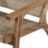 Teal Island Designs Perry 27 3/4" Wide Natural Wood Outdoor Armchair - 4 of 4