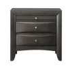 Royal Hampton Nightstand with Bevel Drawer Front, Gray - 2 of 4
